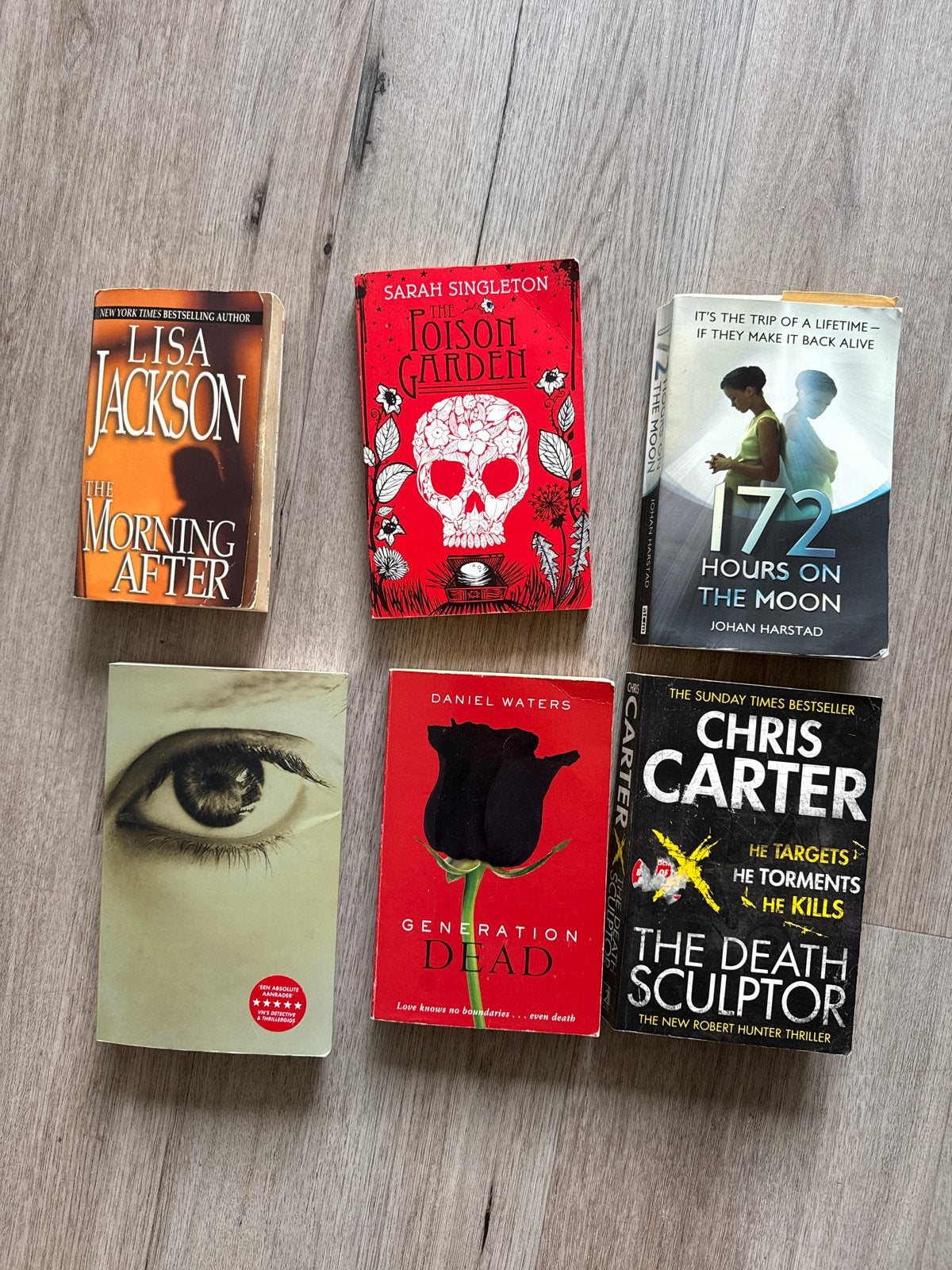 Bundel van 6 thrillers, Ophalen of Verzenden, Gelezen, Wereld overig