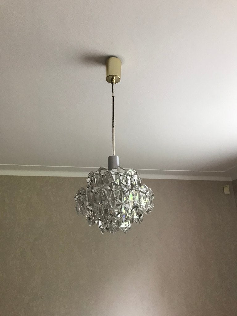 Kinkeldey plafondlamp lamp Regency Hollywood vintage, Ophalen of Verzenden, Glas, Nvt, Nvt