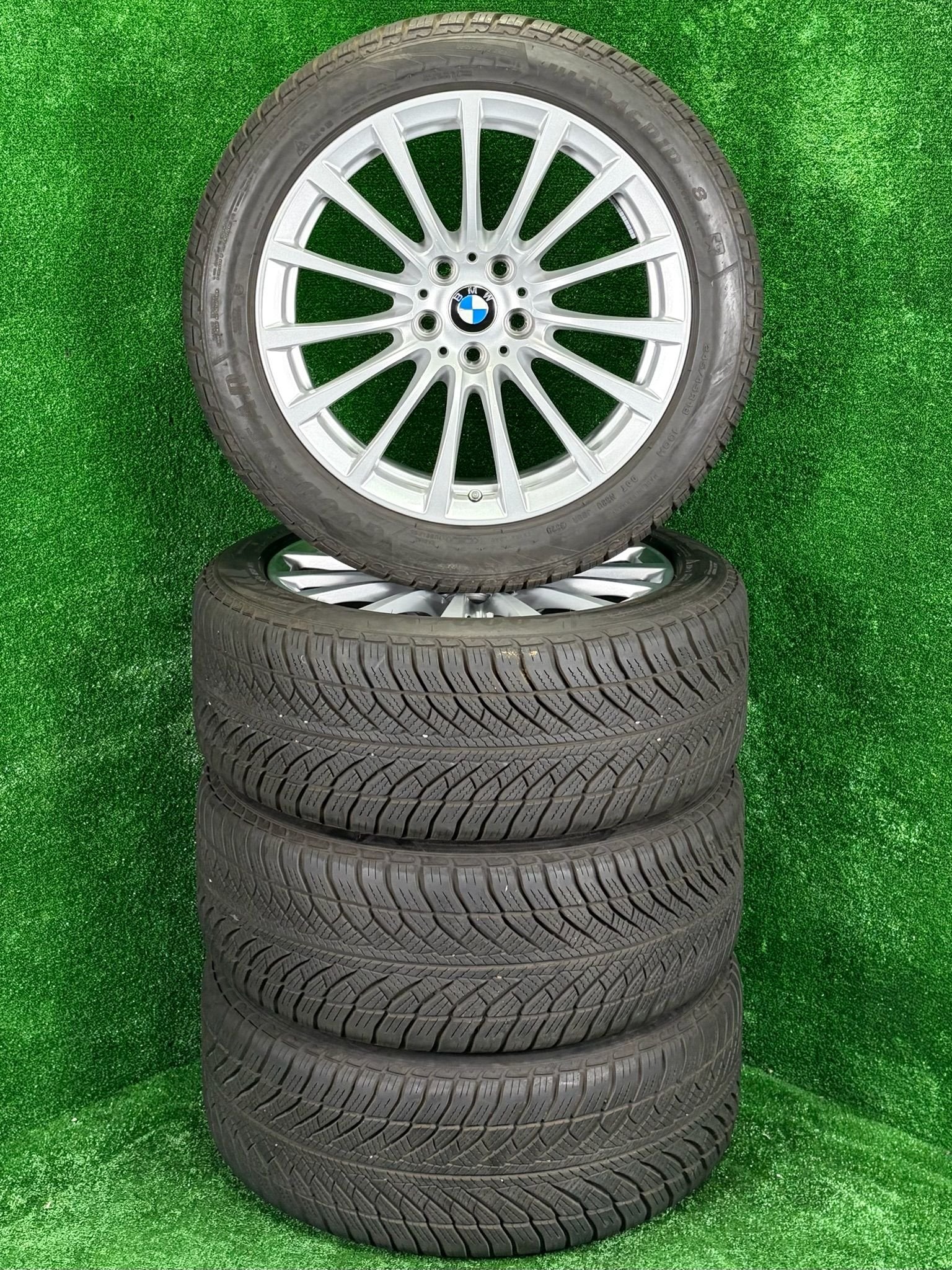 Originele 18 inch BMW velgen winterbanden 5-serei G30 G31, 18 inch, -, -, Banden en Velgen