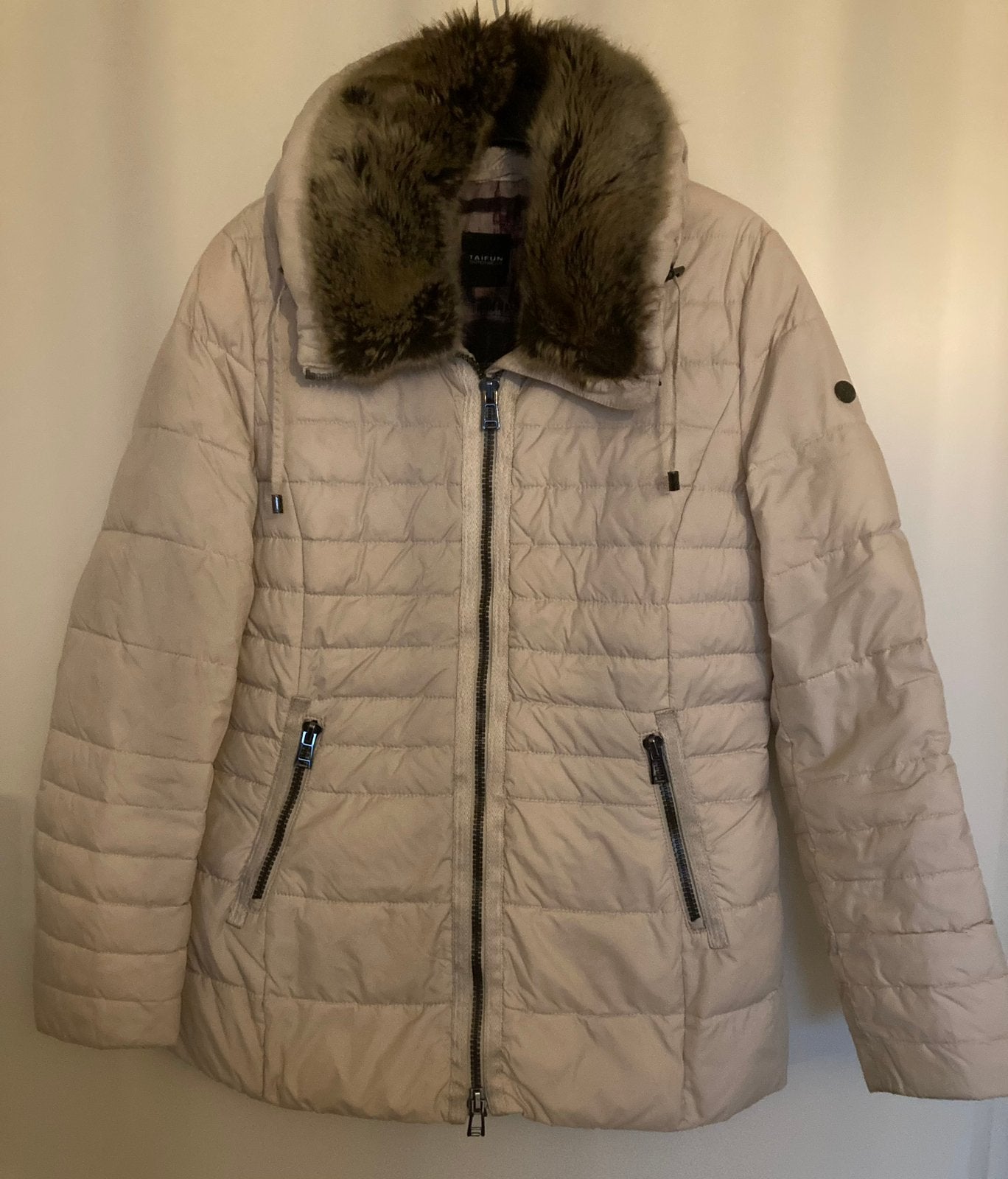 Winterjas, Ophalen, Gedragen, Maat 38/40 (M), Wit