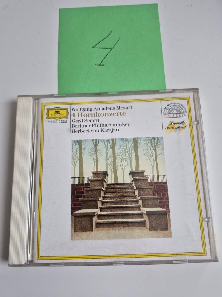 Mozart: 4 Hoornconcerten - Gerd Seifert, Berliner Philh, Ophalen of Verzenden, Classicisme, Gebruikt, Orkest of Ballet