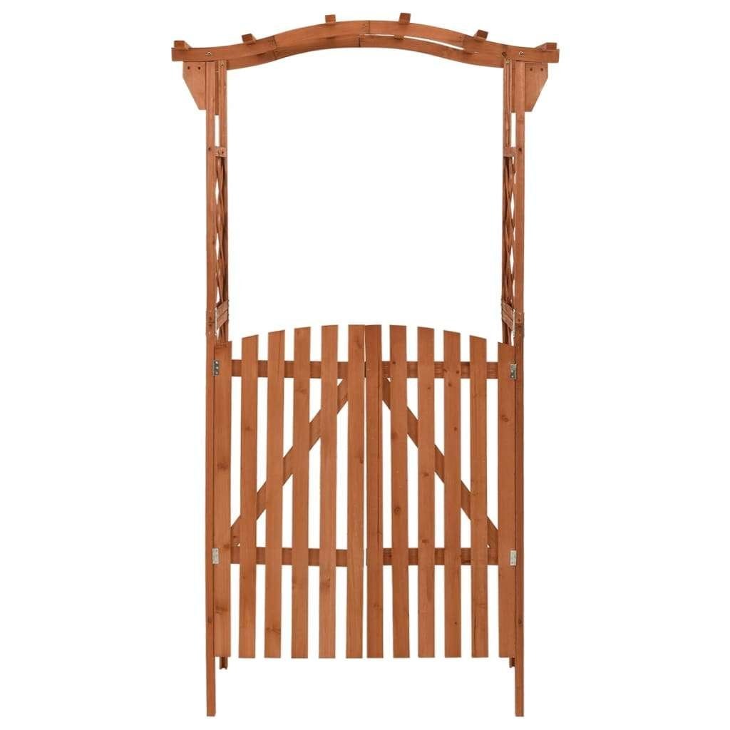 Prieel rozenboog tuinpoort hout 120x60x205 cm GRATIS BEZORGD, Met poort, Verzenden, Overige typen, Nieuw