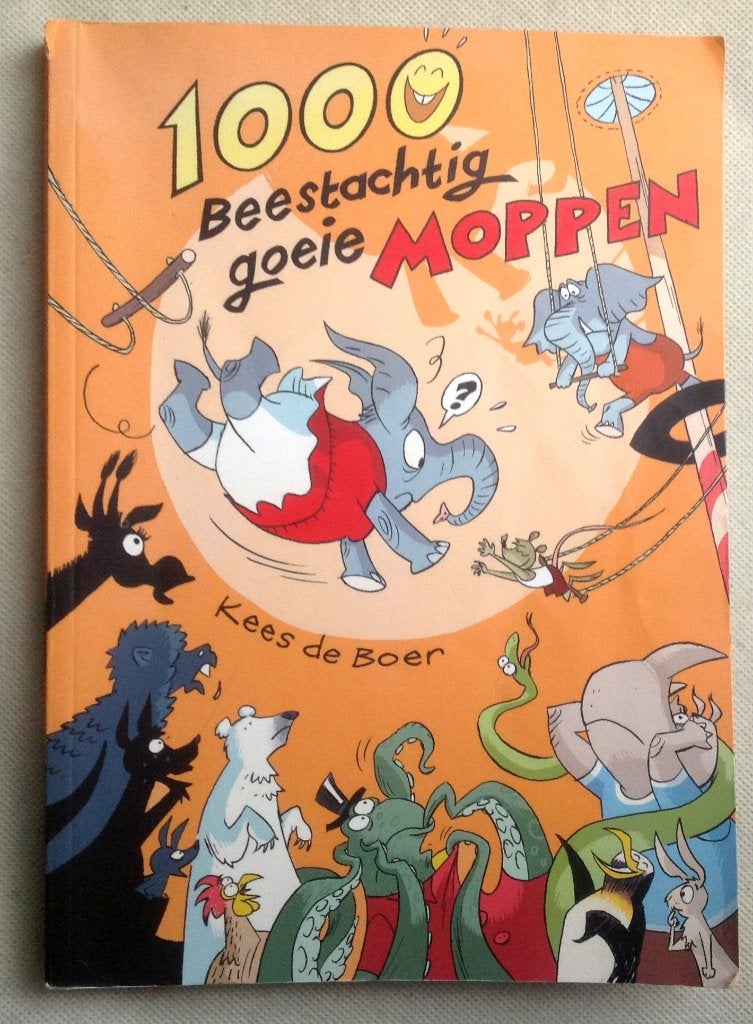 1000 Beestachtig goeie moppen Kees de Boer, Eén stripboek, Verzenden, Gelezen, Kees de Boer