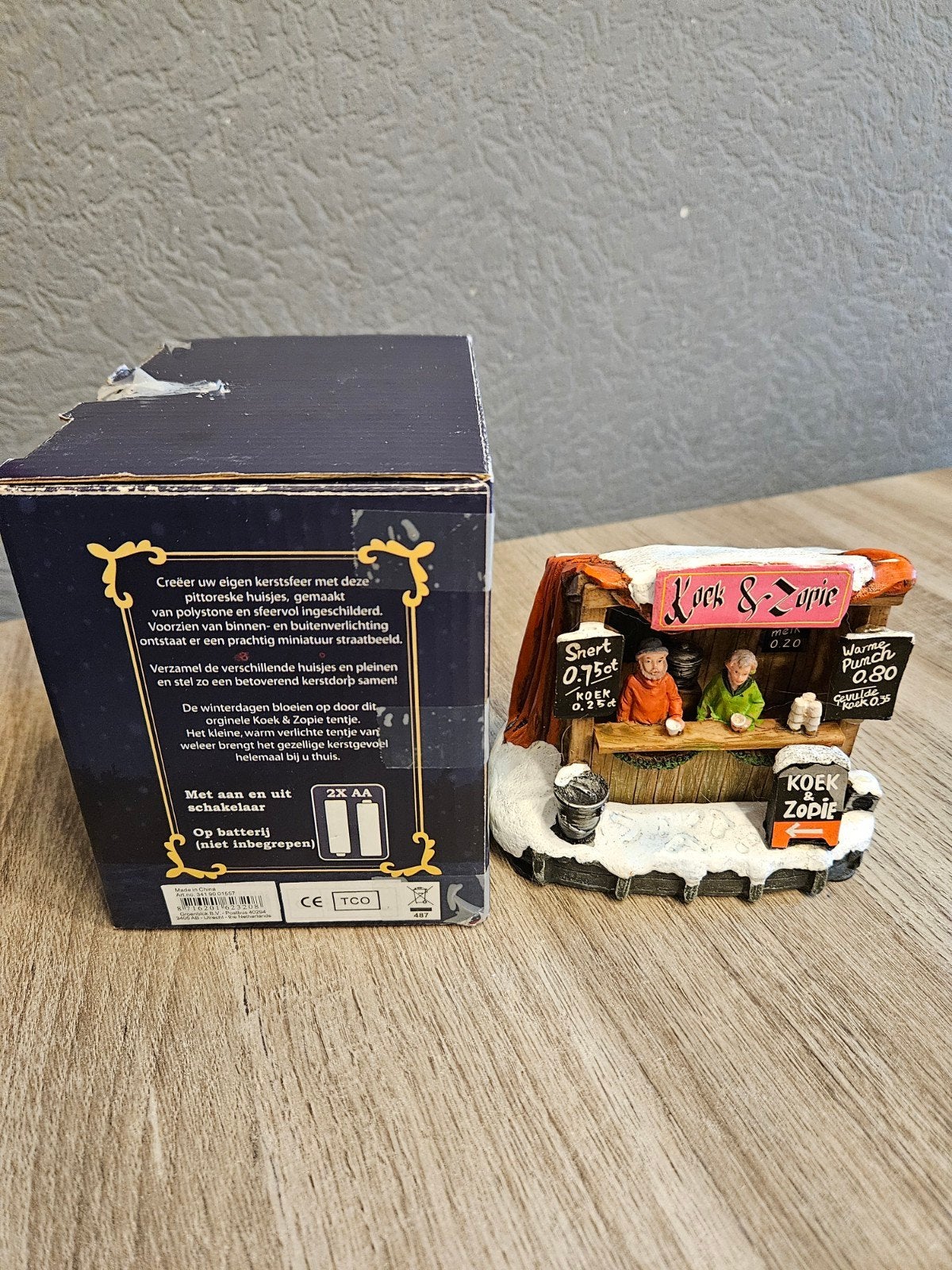 Kerst huisje koek en Zopie - kerstdorp, Ophalen of Verzenden, Zo goed als nieuw