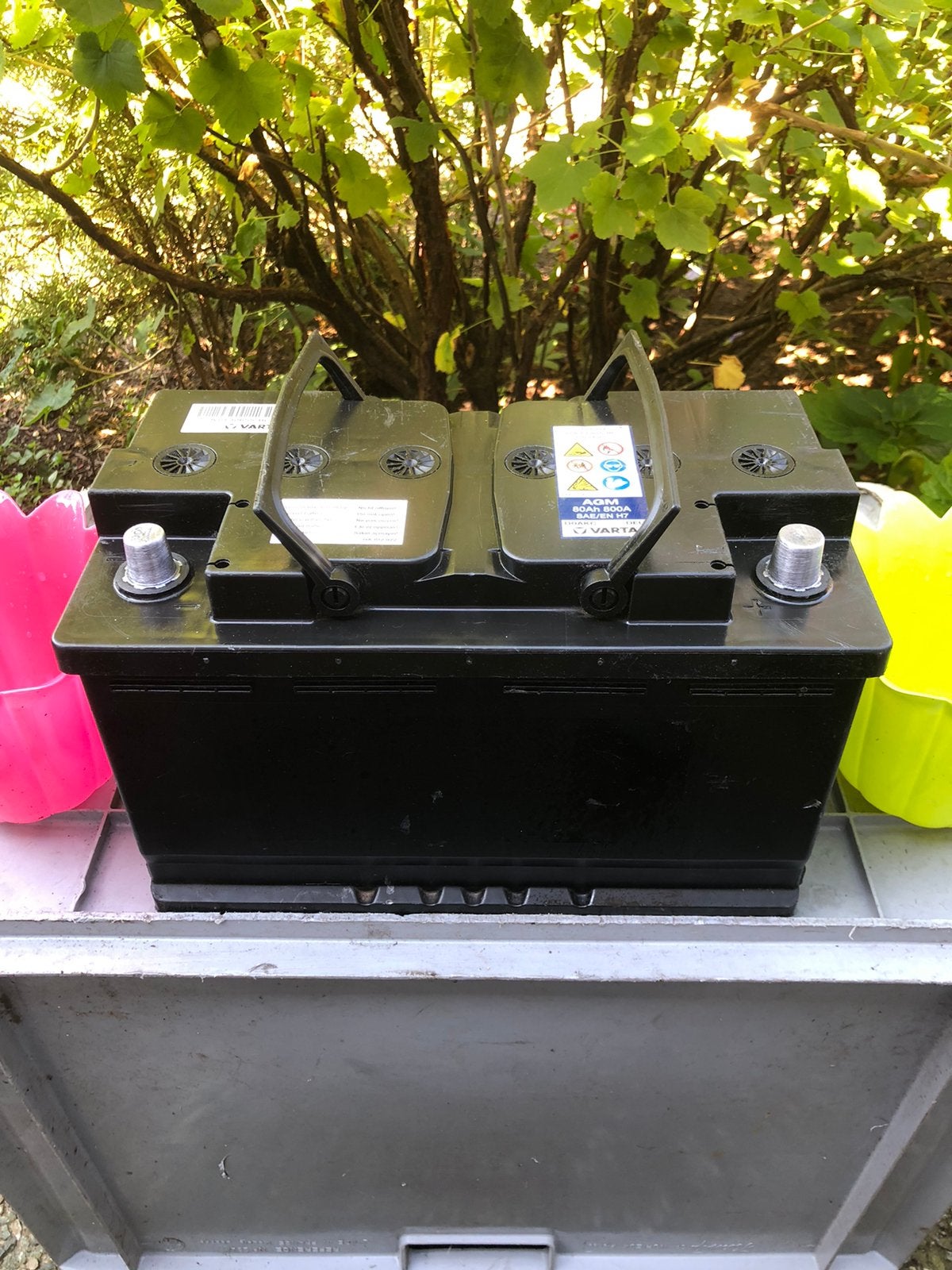 VARTA AGM 80 Ah 800 A(EN) auto start stop accu/batterij, Ophalen, Gebruikt