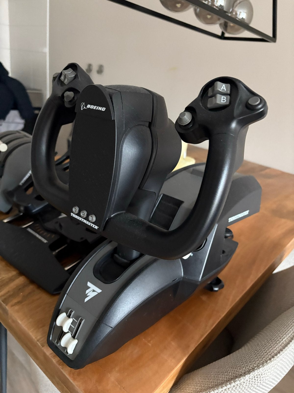 Thrustmaster Boeing TCA Yoke Pack Boeing Edition, Ophalen, Zo goed als nieuw, Direct drive, Thrustmaster