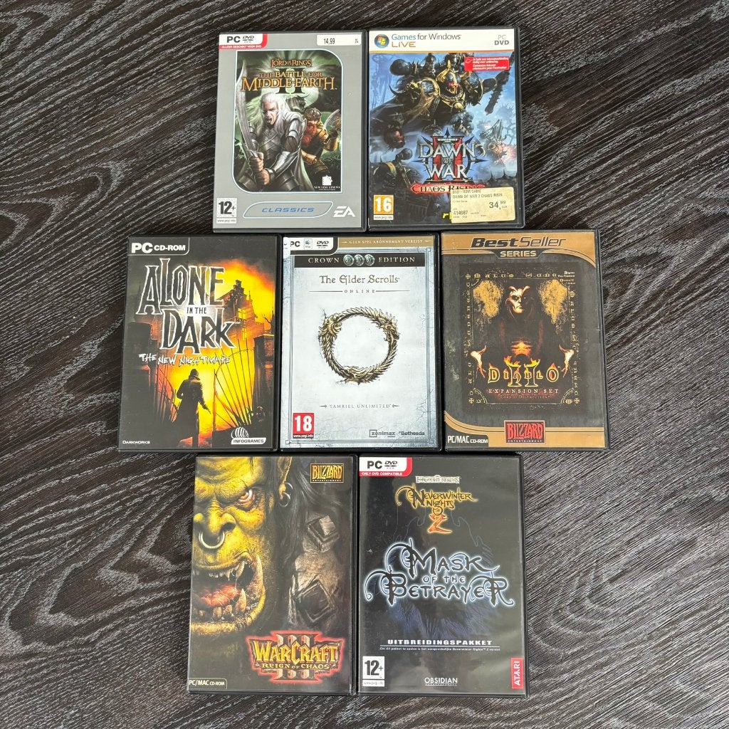 PC CD-ROM en DVD Games - Diablo 2 & Elder Scrolls Spellen, Spelcomputers en Games, Online, Gebruikt, 1 speler, Ophalen of Verzenden