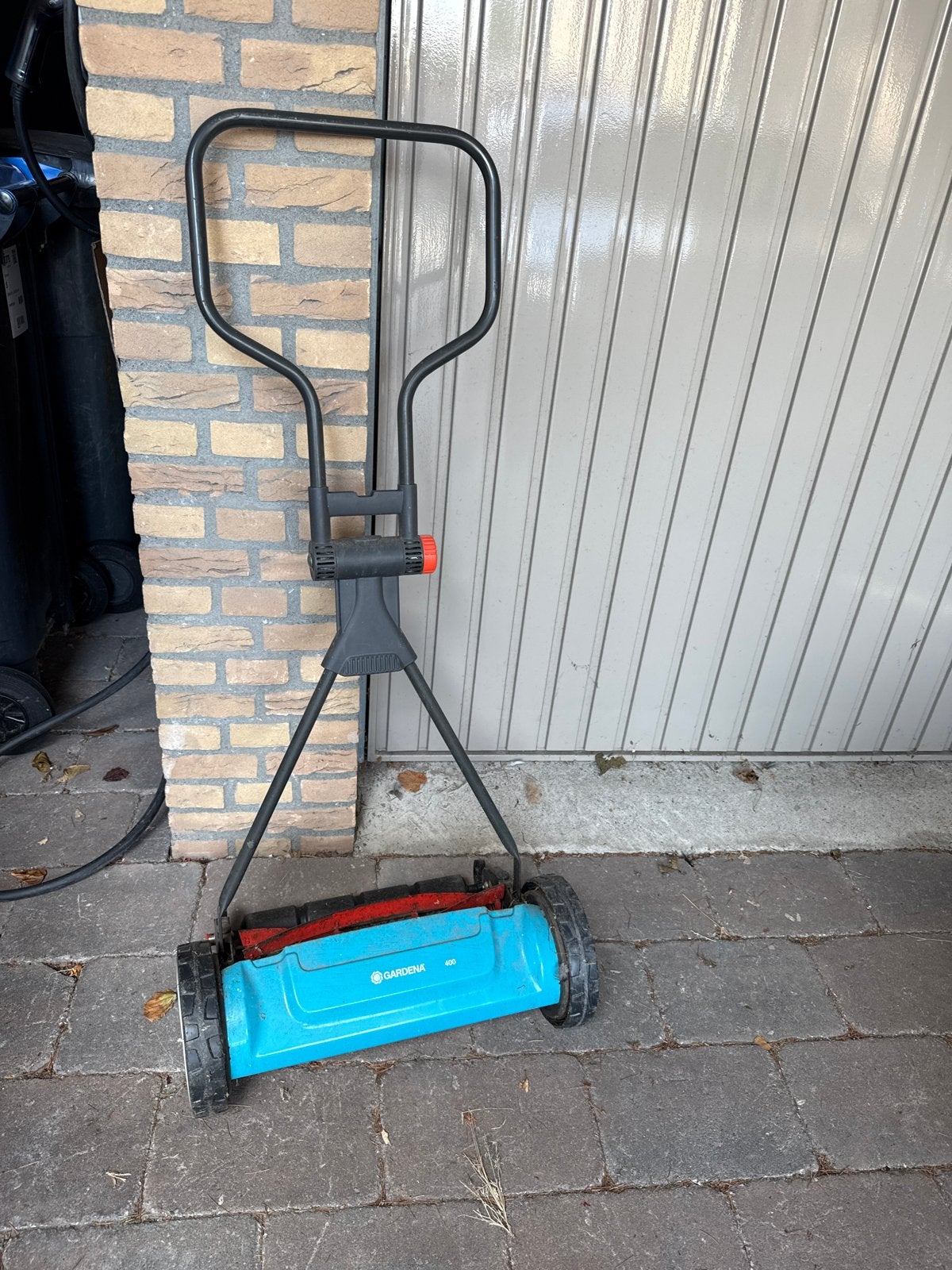 Gardena 400 Handgrasmaaier, Tuin en Terras, Ophalen, Handgrasmaaier, Zo goed als nieuw, 30 t/m 39 cm