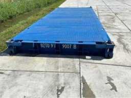 20ft Flat Rack Container ongebruikt 2x, Ophalen