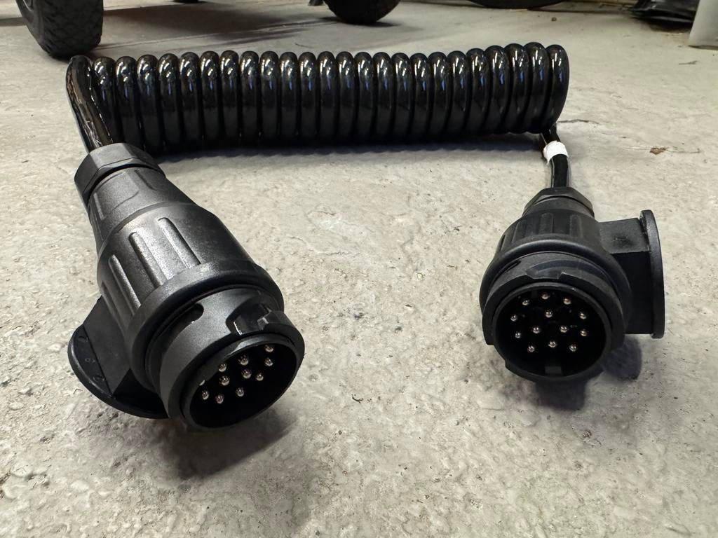 13 polige aanhanger kabel stekker nieuw delelijke kwaliteit, Ophalen of Verzenden, Nieuw