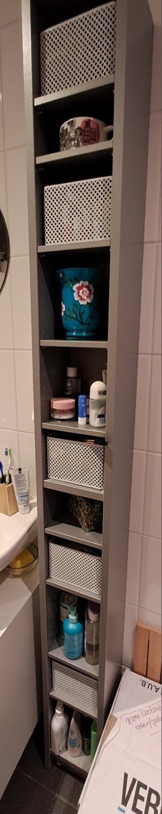 Ikea CD kast grijs, Ophalen, Minder dan 50 cm, 200 cm of meer, Zo goed als nieuw