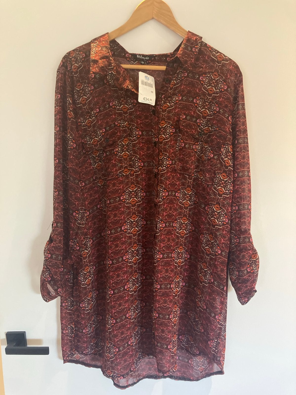 MS Tuniek/Blouse Maat 48, Ophalen of Verzenden, Nieuw, Maat 46/48 (XL) of groter, Meerkleurig
