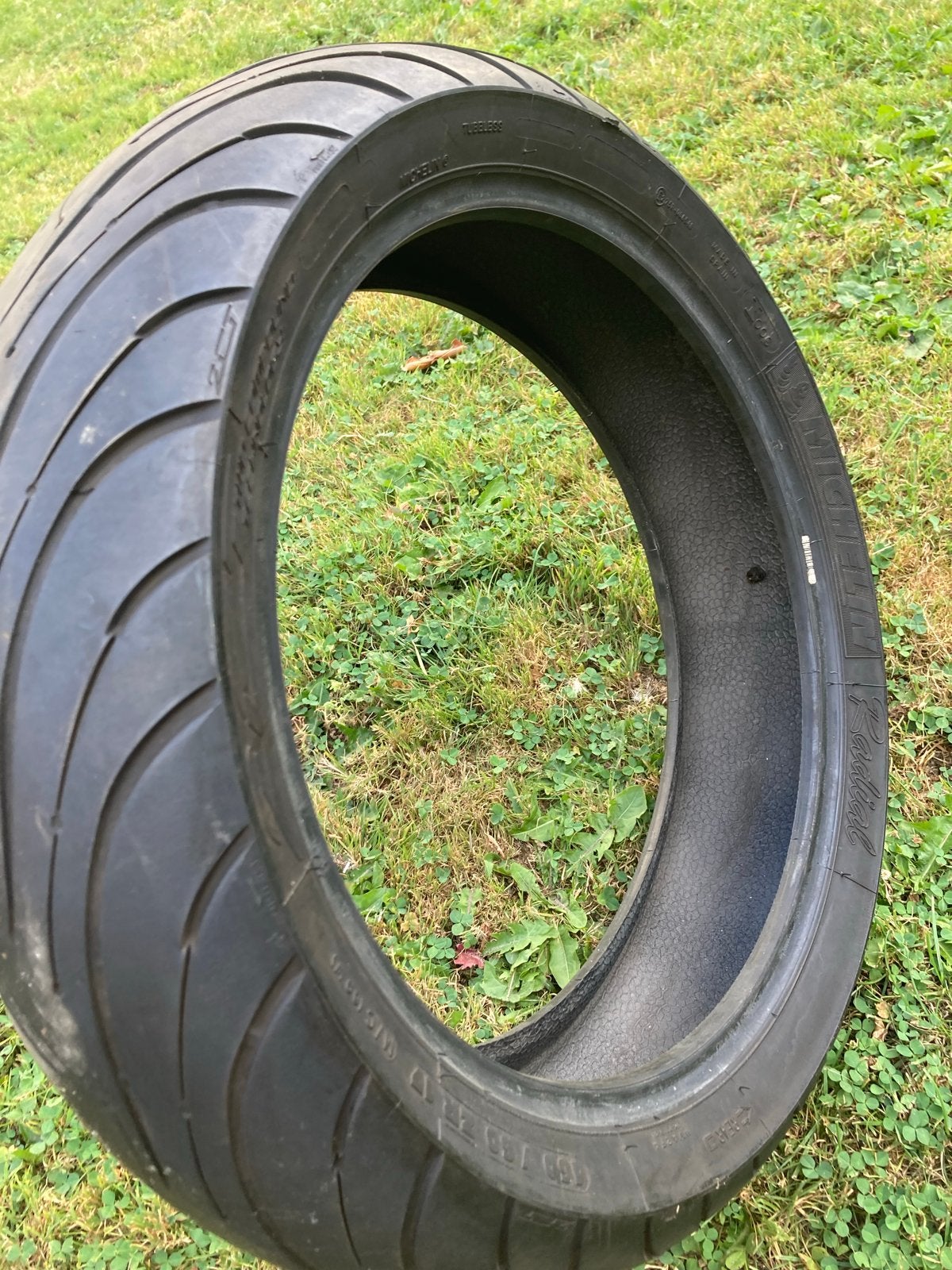 Michelin Pilot Road 160 60 17 motorband - Gebruikt, Ophalen, Gebruikt