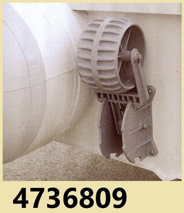 4736809 Opklapbare kunststof strandwielen max 100 kg € 75,95, Ophalen of Verzenden, Nieuw, Overige typen