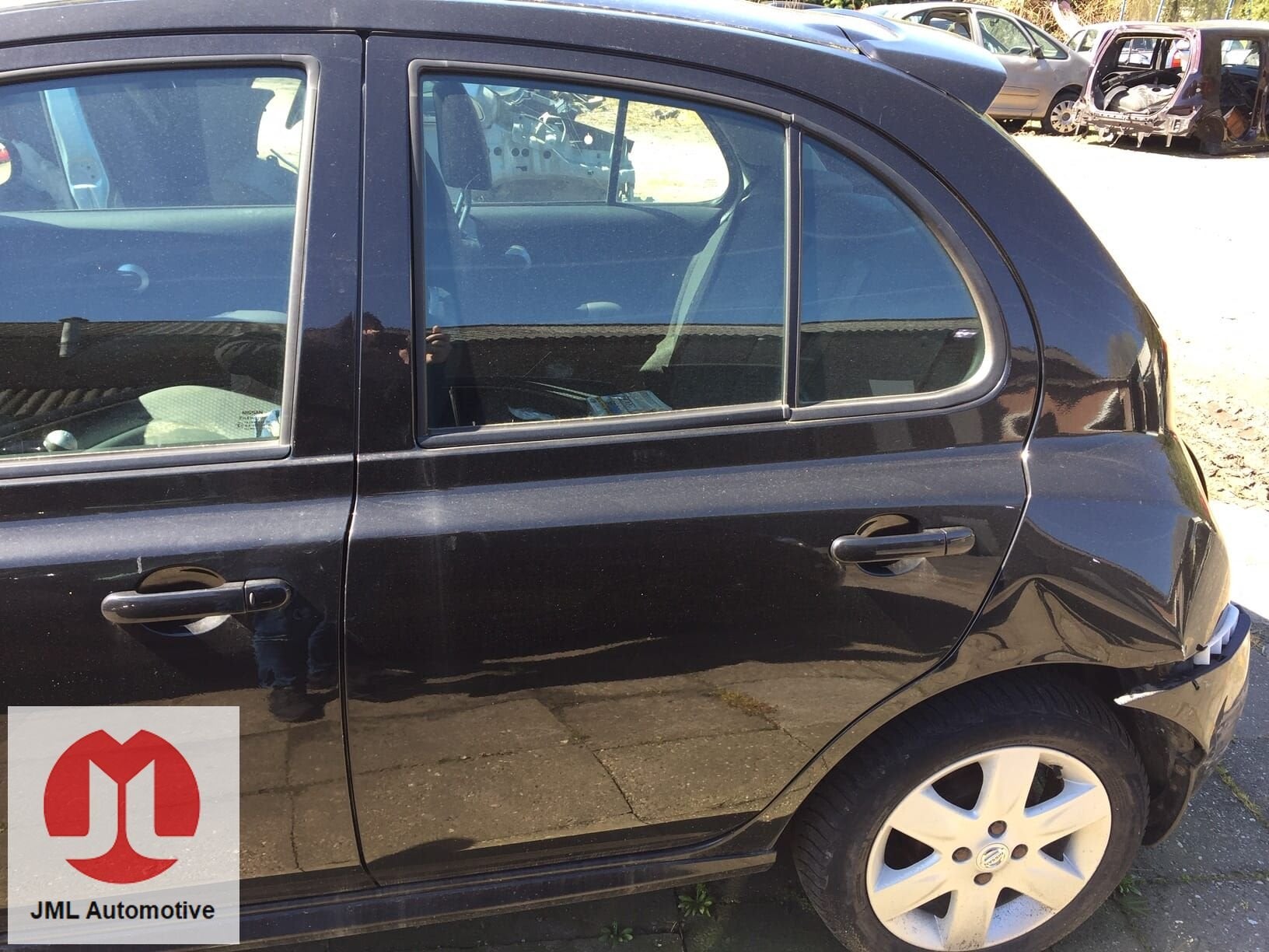 PORTIER DEUR LINKS ACHTER NISSAN MICRA, Gebruikt, -, Deur, -