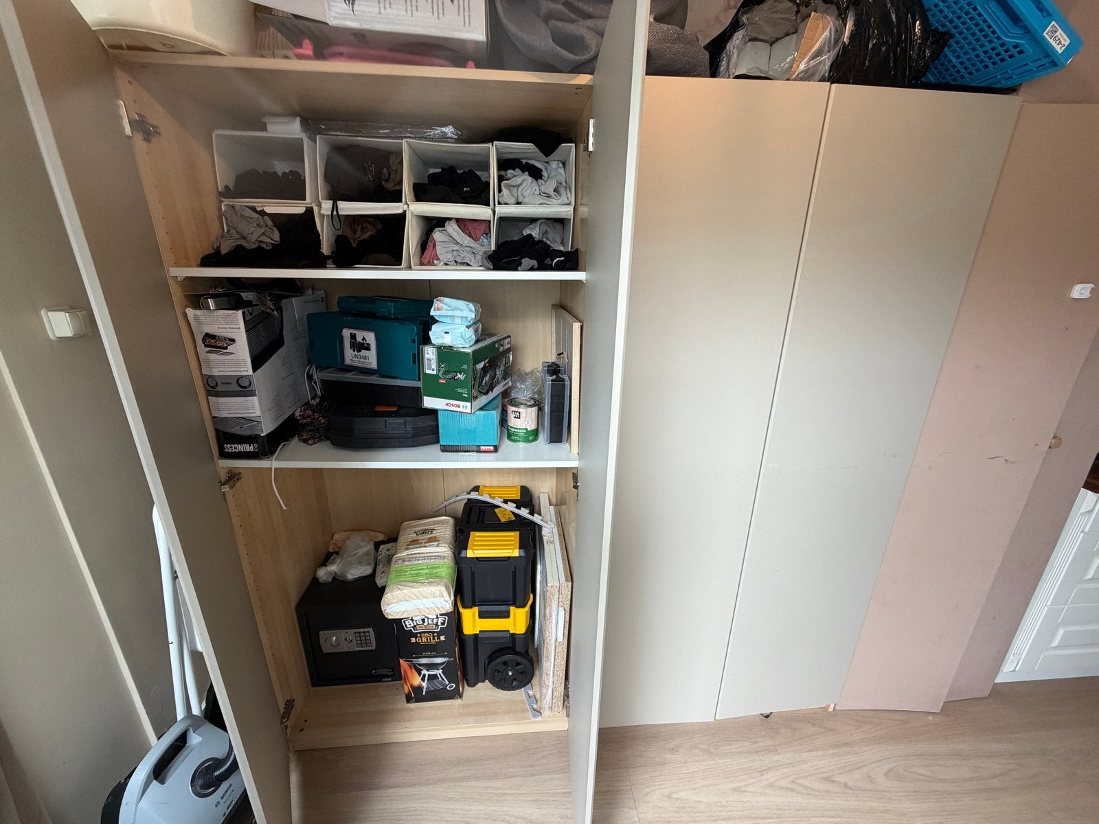 4x Frame ikea pax kast 100x58x200. 2 wit 2 lichtbruin, Ophalen, Gebruikt, 200 cm of meer, 150 tot 200 cm