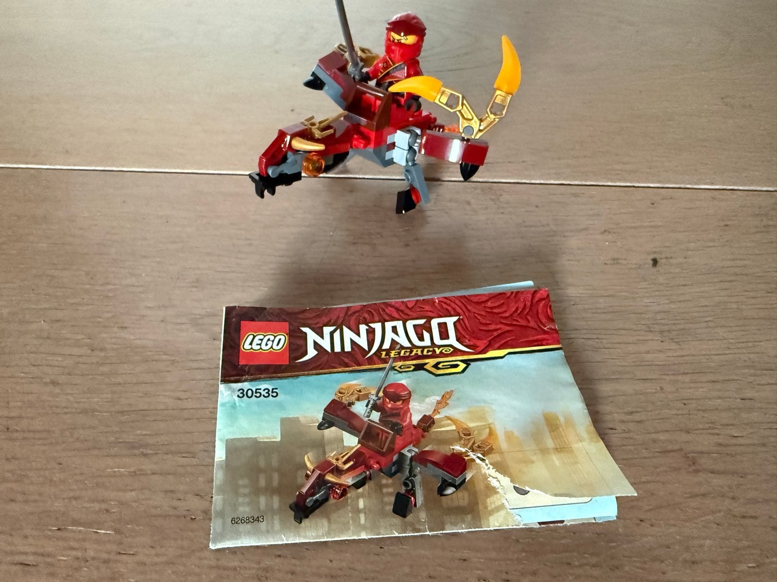 Lego Ninjago Legacy Kai's Blade Cycle (30535), Lego, Ophalen of Verzenden, Zo goed als nieuw, Compleet