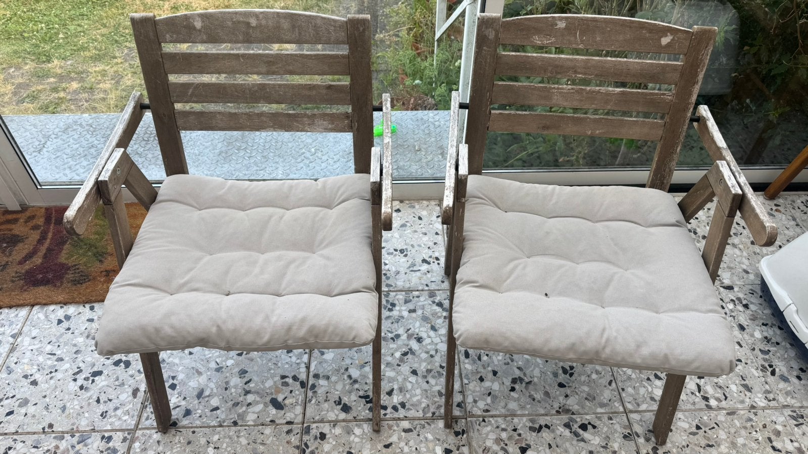 Tuinstoelen IKEA, Ophalen, Zo goed als nieuw, Kunststof