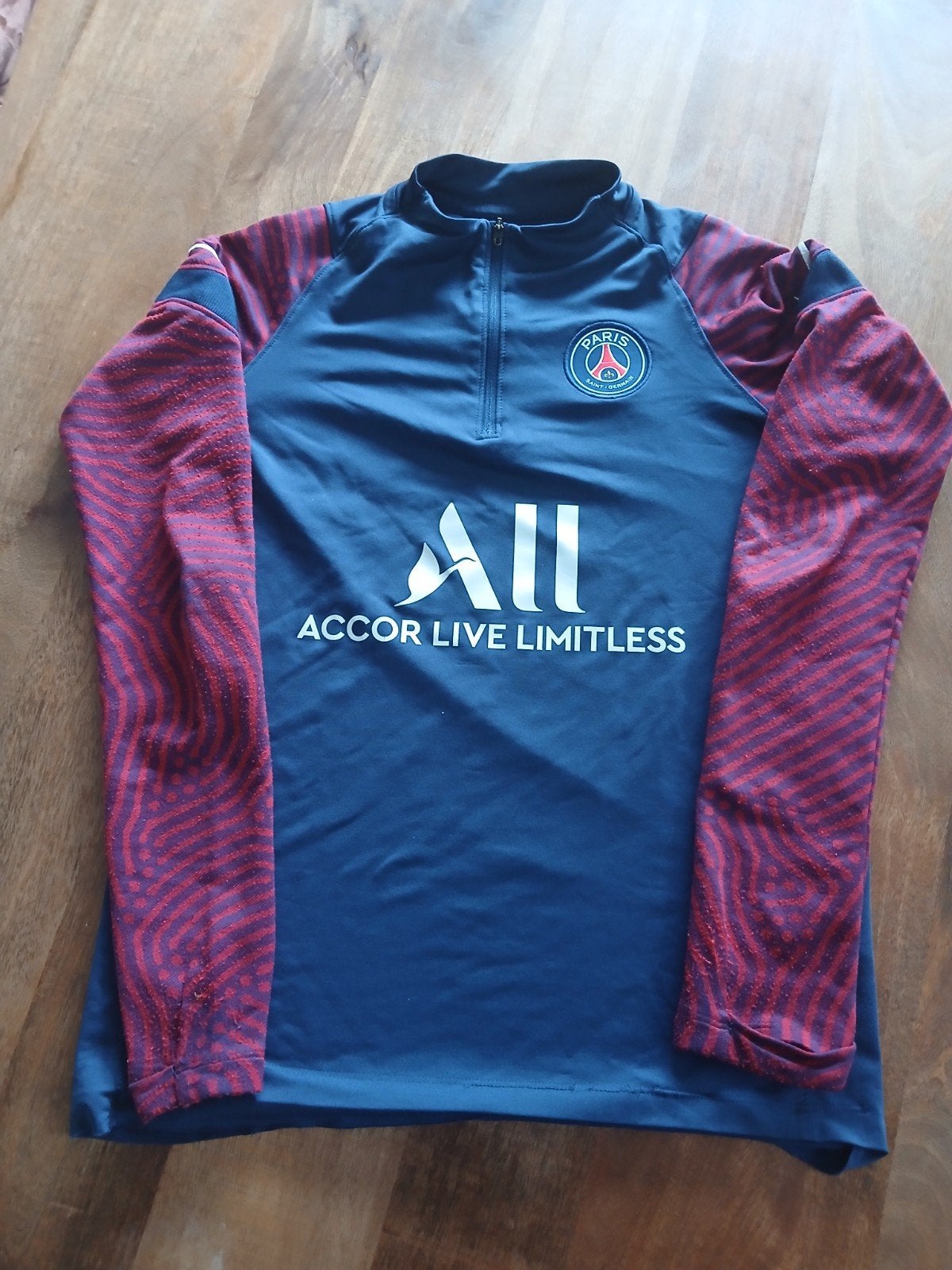 PSG trainingstrui maat L, Maat 52/54 (L), Blauw, Nike, Ophalen of Verzenden