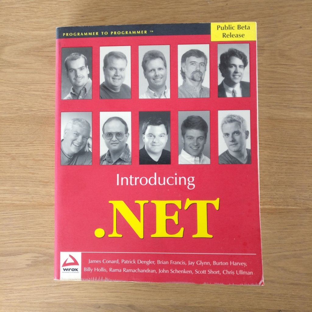 Intoducing .NET – Boek, Boeken, Informatica en Computer, Ophalen of Verzenden, Zo goed als nieuw