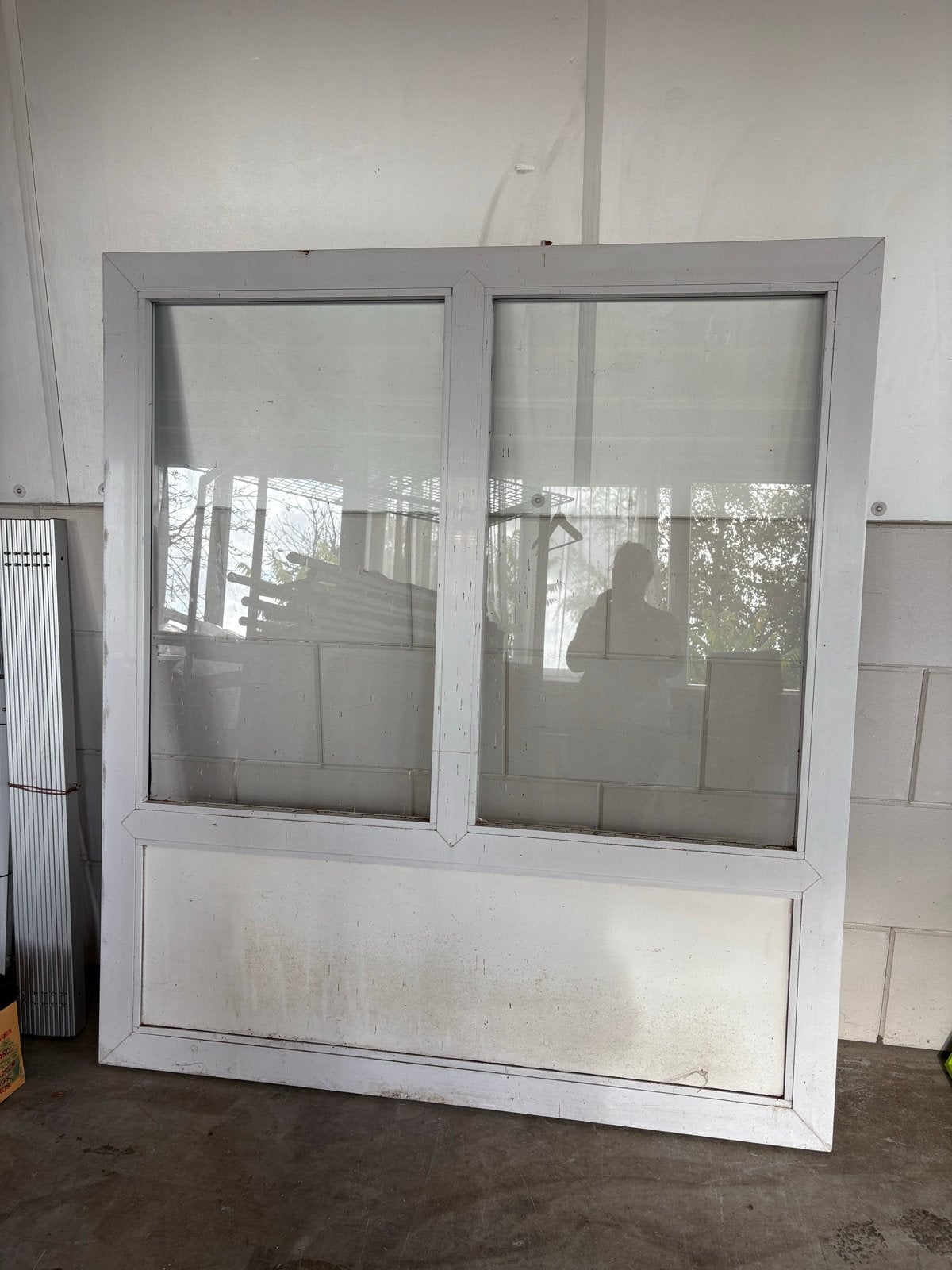 Kunststof windscherm voor in de tuin, Ophalen, Gebruikt, 200 cm of meer, 150 tot 200 cm
