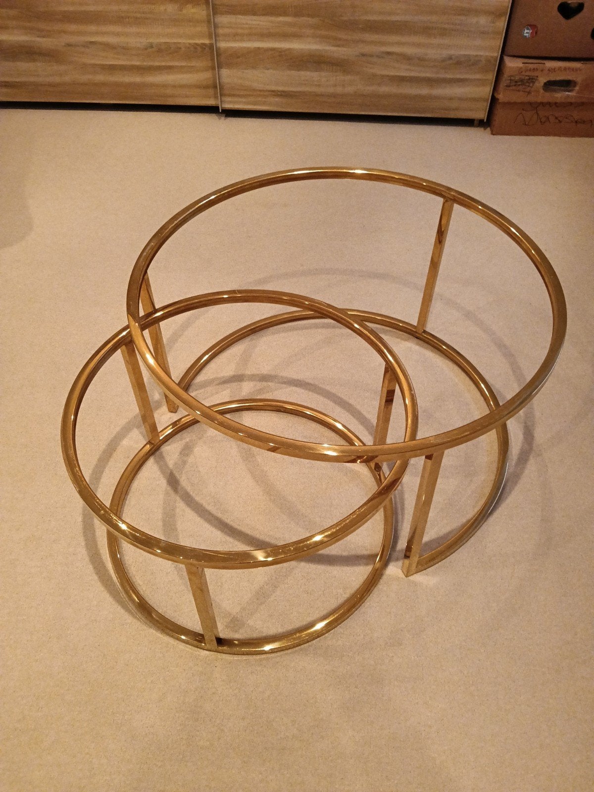 onderstellen salontafel, Huis en Inrichting, Ophalen, 50 tot 100 cm, Rond, 50 tot 100 cm