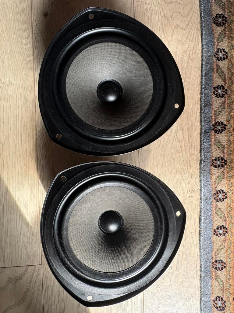 Kef TS1084 woofers, Audio, Tv en Foto, Luidsprekers, Gebruikt, Minder dan 60 watt, Front, Rear of Stereo speakers, Ophalen