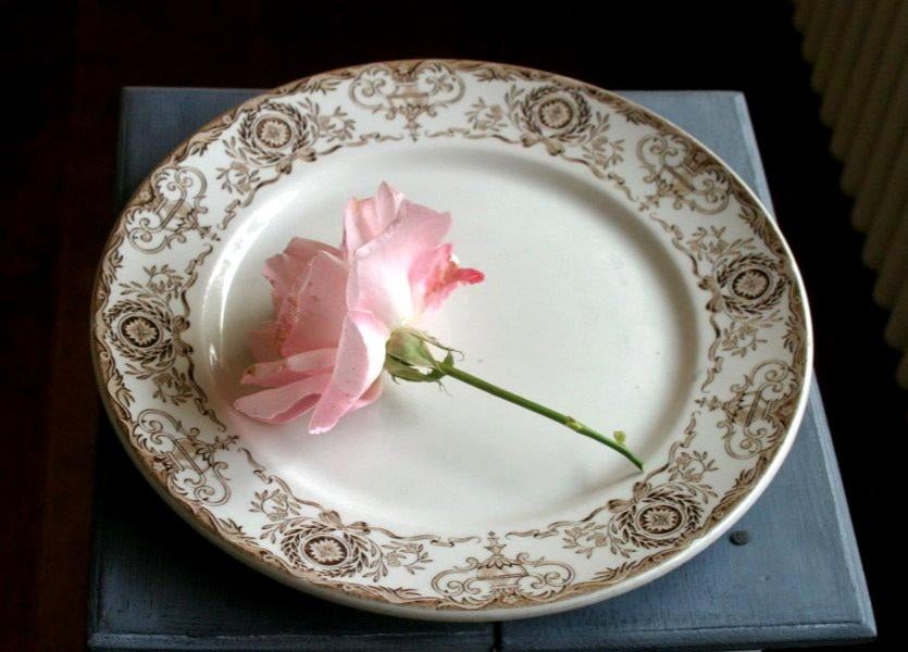 Vintage engels bord - Duraline / Grindley, Antiek en Kunst, Antiek | Servies los, Ophalen of Verzenden