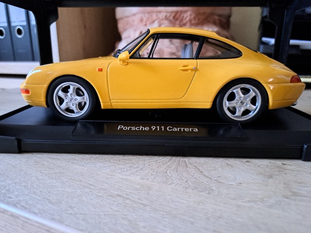 Porsche 993 Carrera Norev, Hobby en Vrije tijd, Modelauto's | 1:18, Ophalen of Verzenden, Nieuw, Auto, Norev