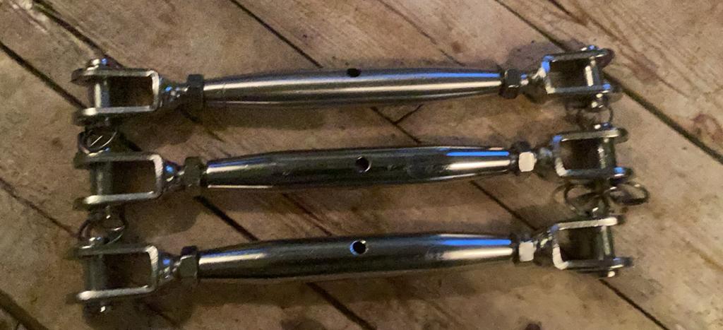 RVS wantspanner spanschroef M12 Blue Wave ongebruikt zgan, Watersport en Boten, Bootonderdelen, Ophalen of Verzenden, Zo goed als nieuw