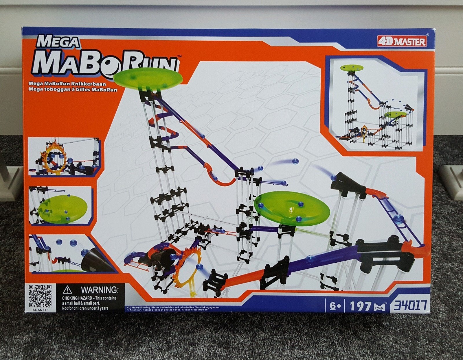 MaBuRun Knikkerbaan/Nieuwstaat/Urenlang Speelplezier, Ophalen of Verzenden, Zo goed als nieuw, Bouwen