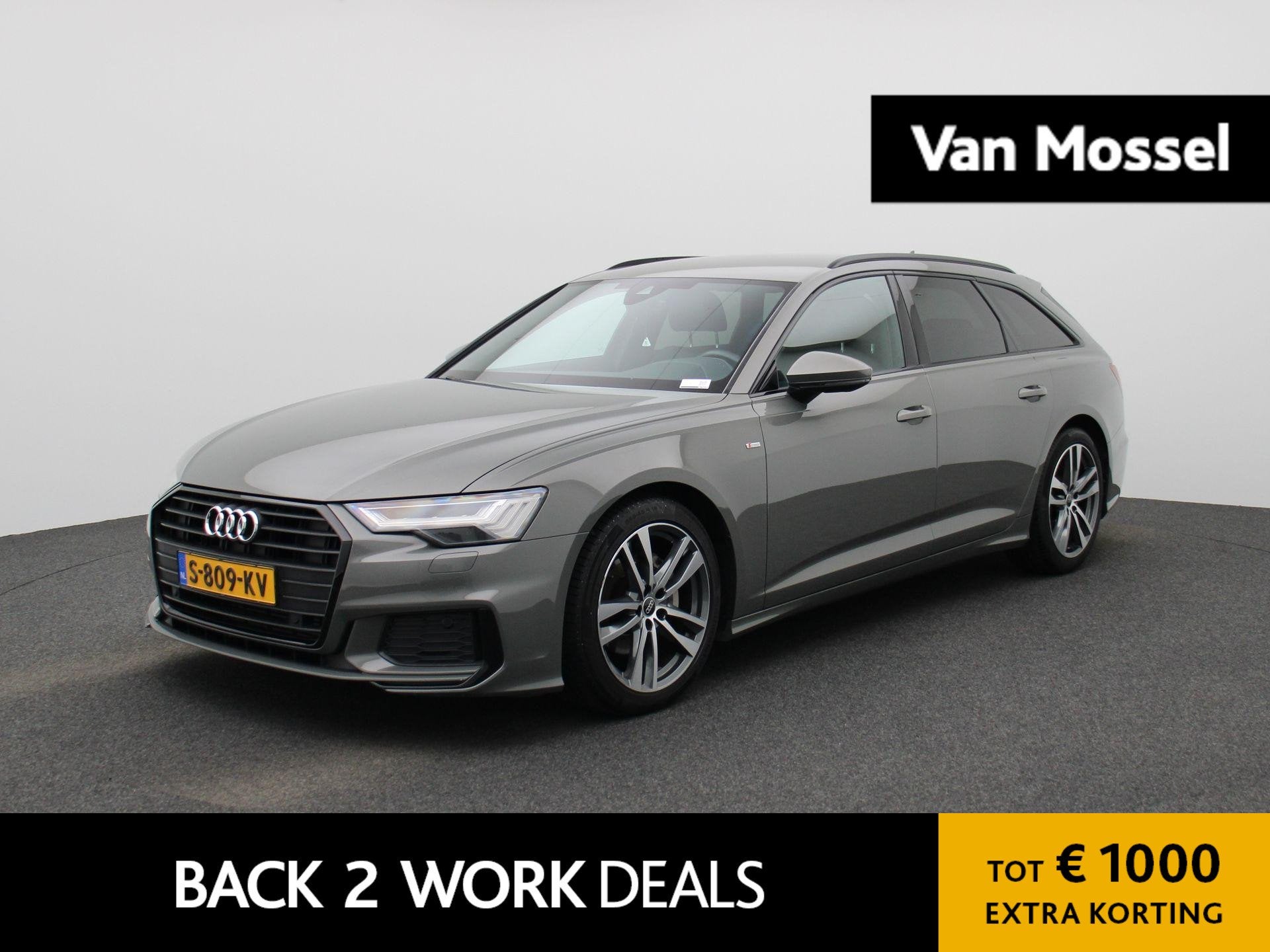Audi A6 Avant 40 TFSI S edition Competition | Automaat | Sto, 12 maanden, Gebruikt, Leder en Stof, Origineel Nederlands