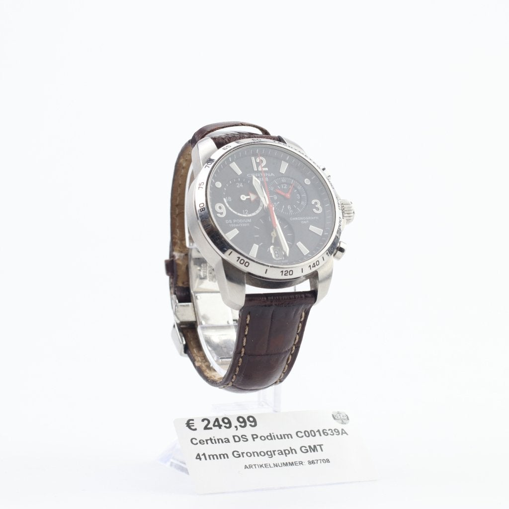 Certina DS Podium C001639A 41mm Gronograph GMT, Flex Ltd., Gebruikt, https://flex.com/contact-us, Nobelstraat 10, 5807 GA Oostrum LB, Limburg, Nederland