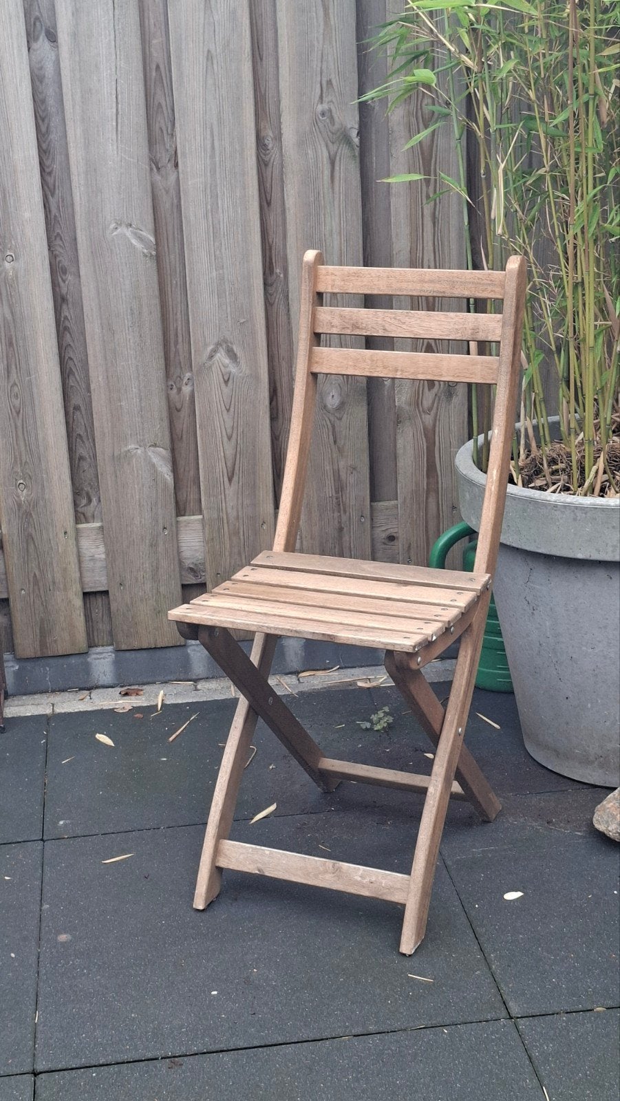 Houten klapstoel, Tuin en Terras, Ophalen, Gebruikt, Hout, Inklapbaar