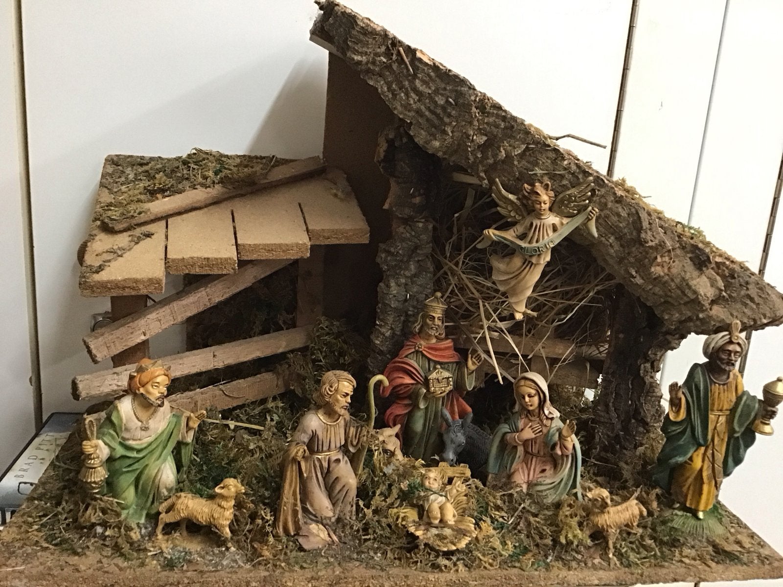 Vintage kerststal (Italië), Ophalen of Verzenden, Zo goed als nieuw