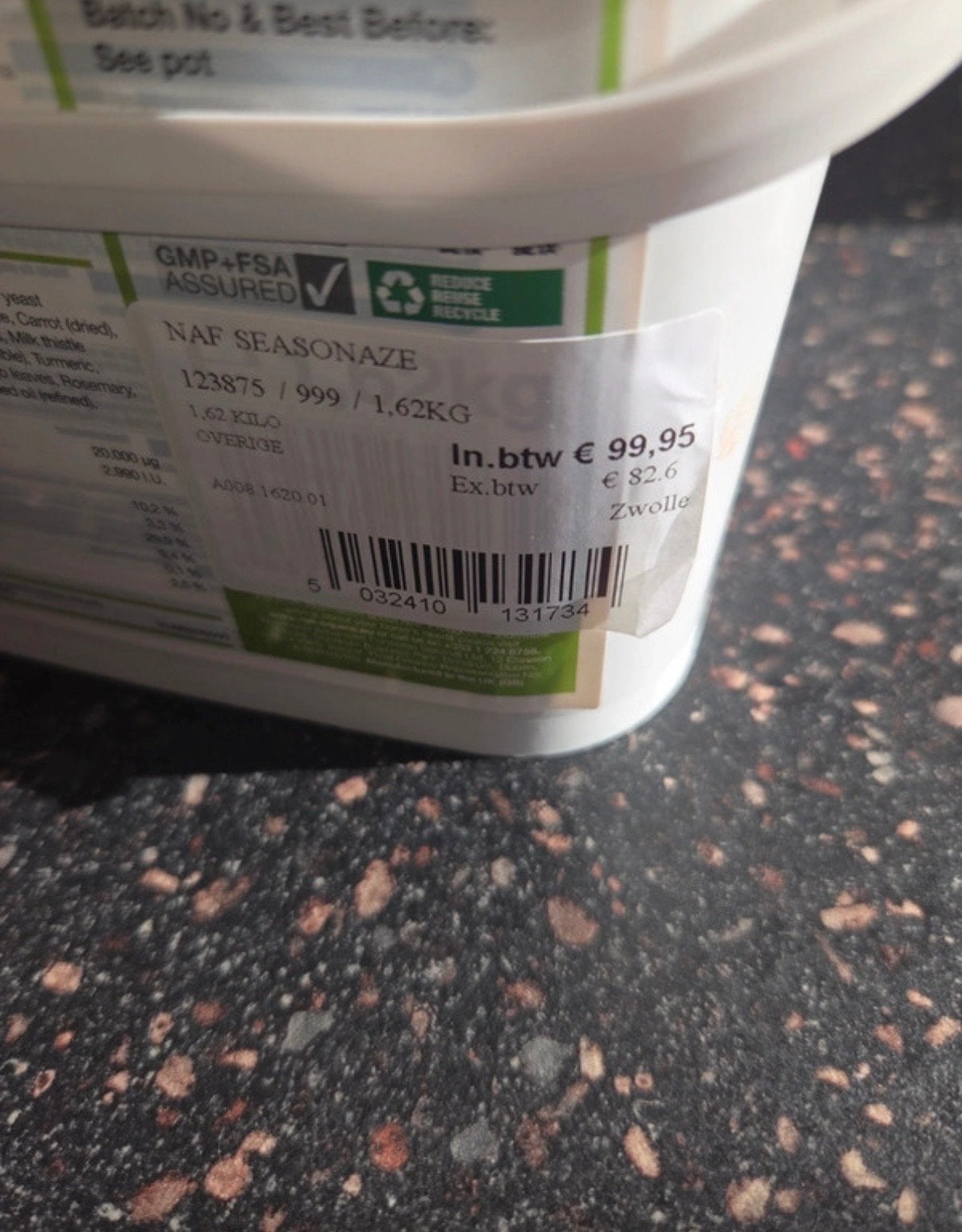 NAF Seasonaze Supplement voor Paarden 1.62KG, Dieren en Toebehoren, Ophalen of Verzenden