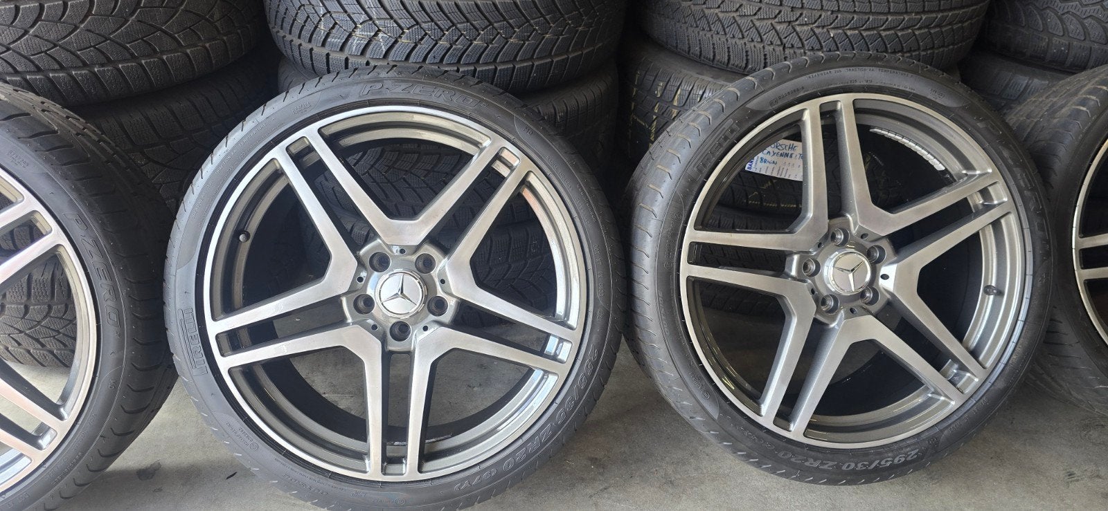 Mercedes 20 inch Breedset | Pirelli P Zero banden, Auto-onderdelen, Banden en Velgen, 295 mm, Pirelli, Banden en Velgen, Ophalen of Verzenden