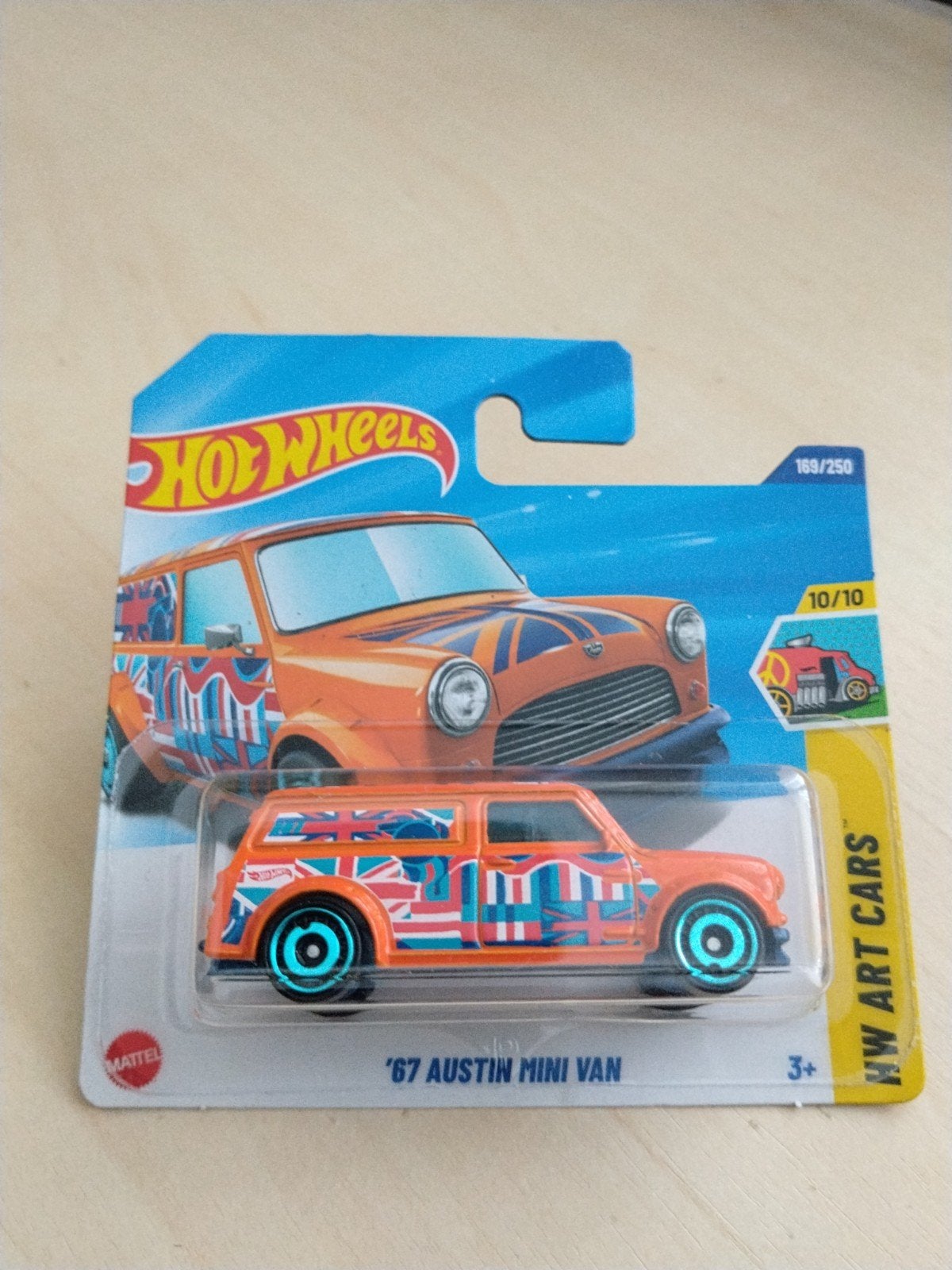 Hotwheels '67 Austin mini van hot wheels, Ophalen of Verzenden, Nieuw, Auto