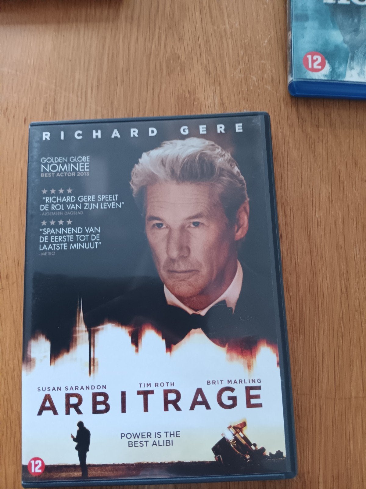 Arbitrage DVD - Richard Gere Thriller, Vanaf 12 jaar, Ophalen of Verzenden, Gebruikt, Actiethriller