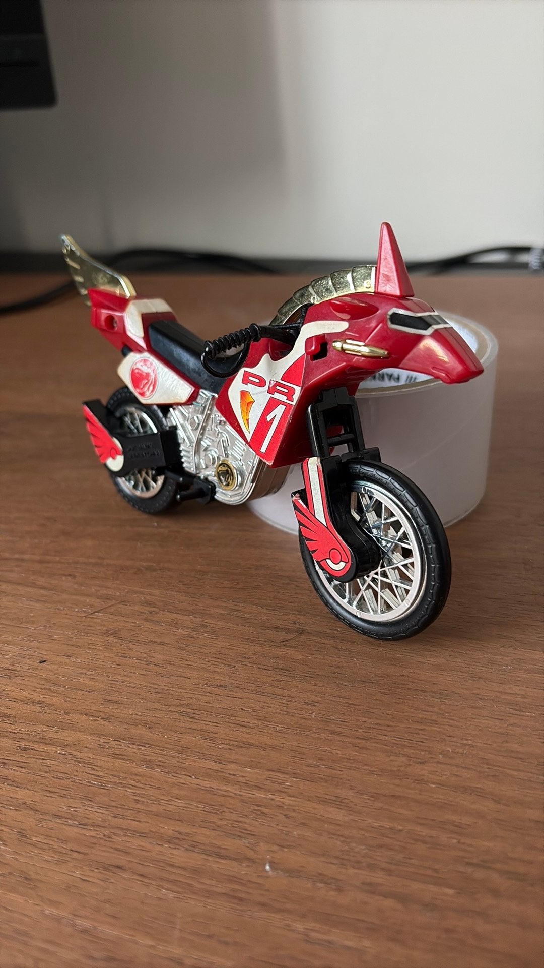 Vintage Power Ranger Red Ranger Thunderbike, Ophalen of Verzenden, Gebruikt