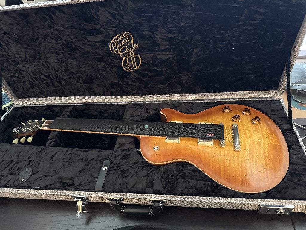 Patrick James Eggle - Macon Flamed Maple Sunburst NIEUW, Muziek en Instrumenten, Ophalen, Nieuw, Solid body, Overige merken