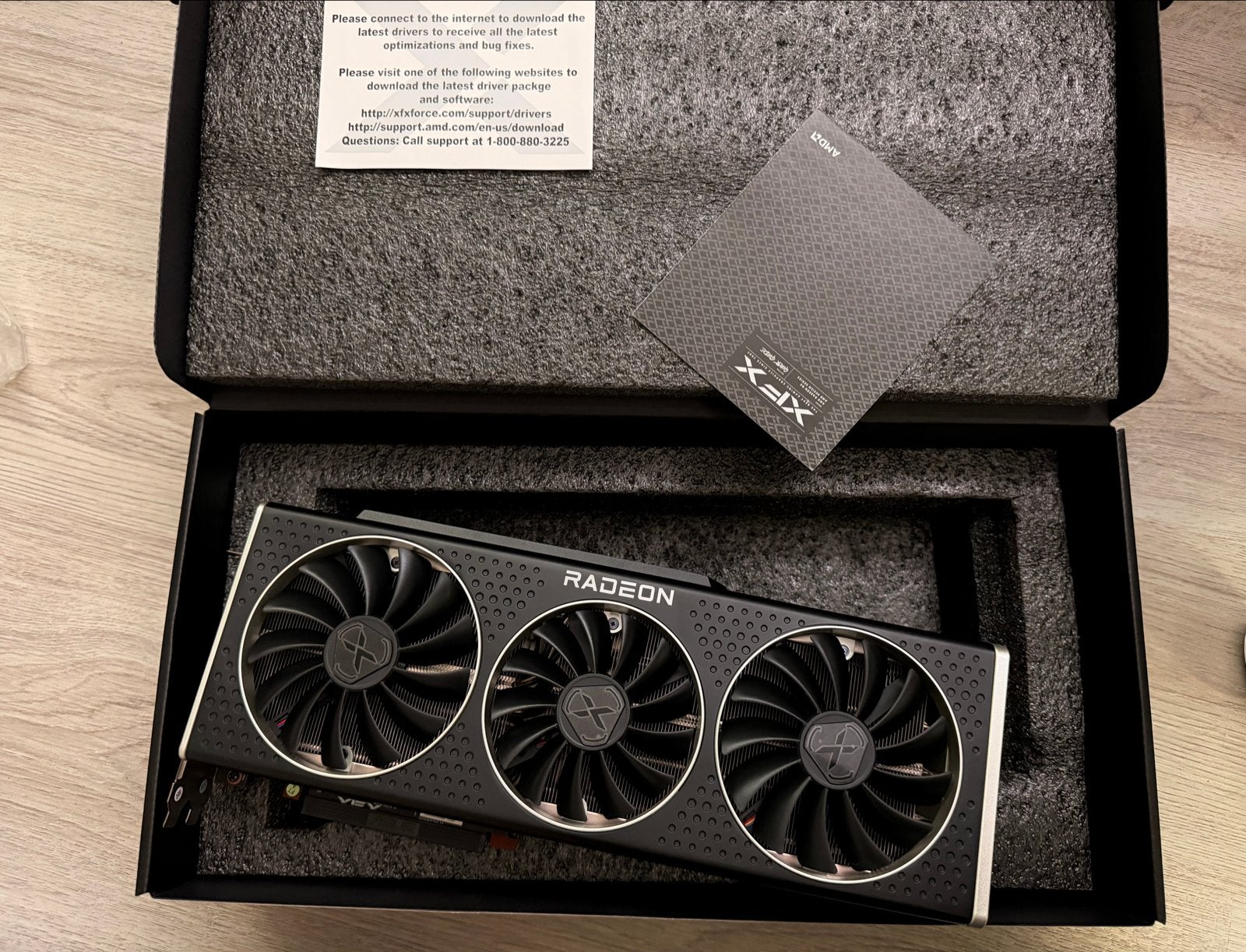 AMD Radeon RX 6950 XT - XFX Speedster MERC 319 Black Gaming, Computers en Software, Videokaarten, AMD, GDDR6, PCI-Express 4, Ophalen of Verzenden