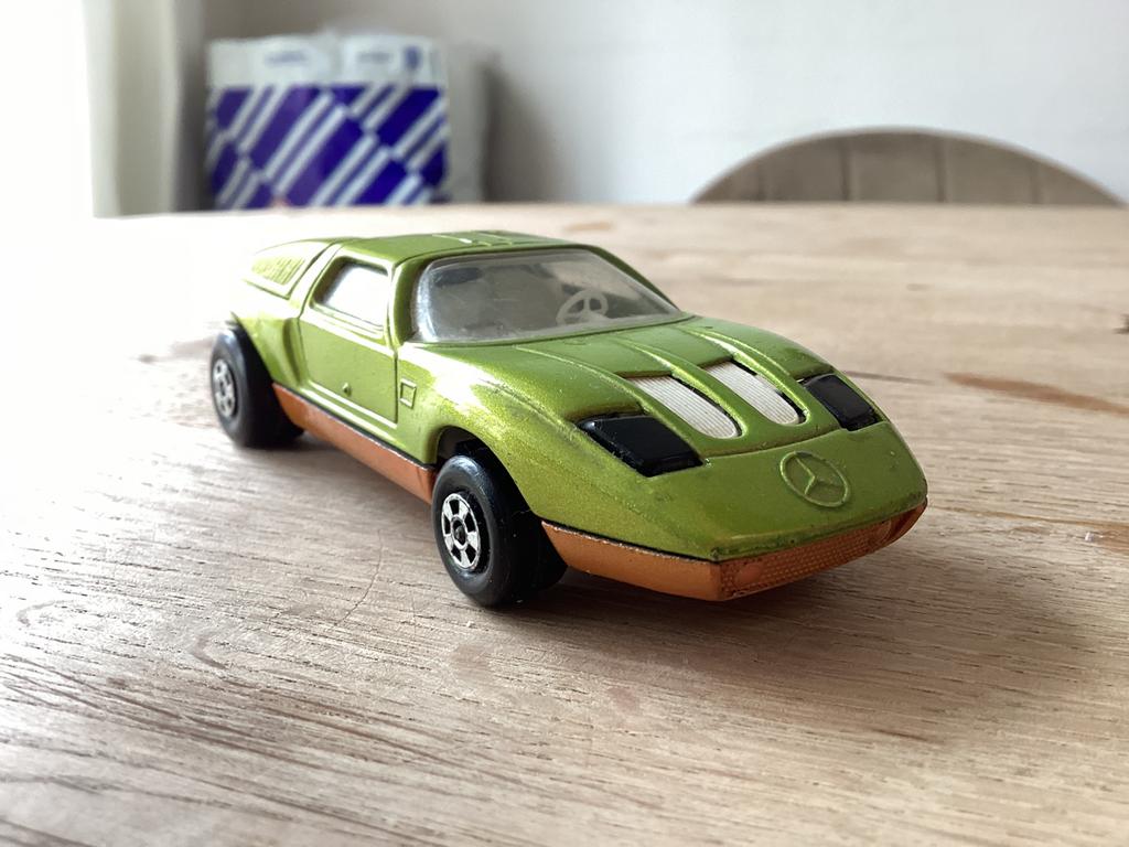 Matchbox Speed Kings K-30 Mercedes C111 1971 – schaal 1:43, Ophalen of Verzenden, Zo goed als nieuw, Auto, Matchbox