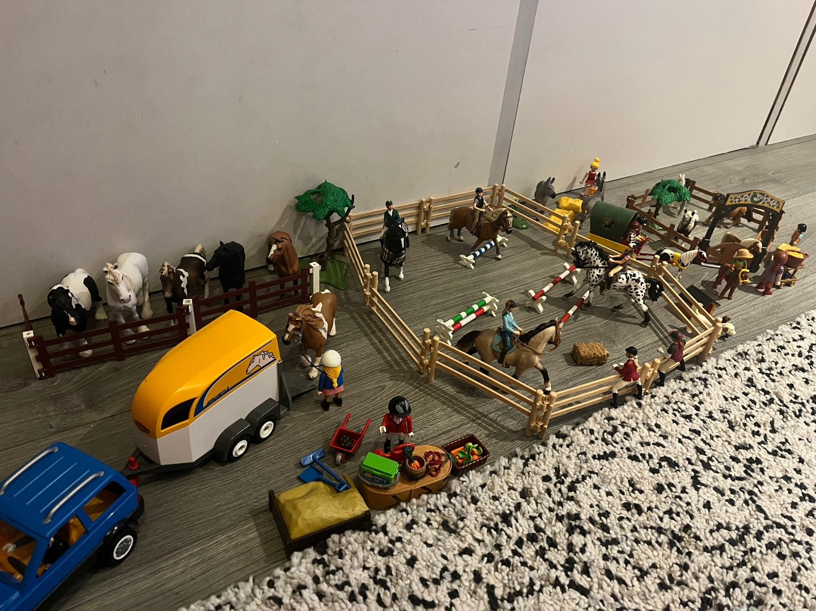 Leuke schleich/playmobil set, Ophalen, Zo goed als nieuw