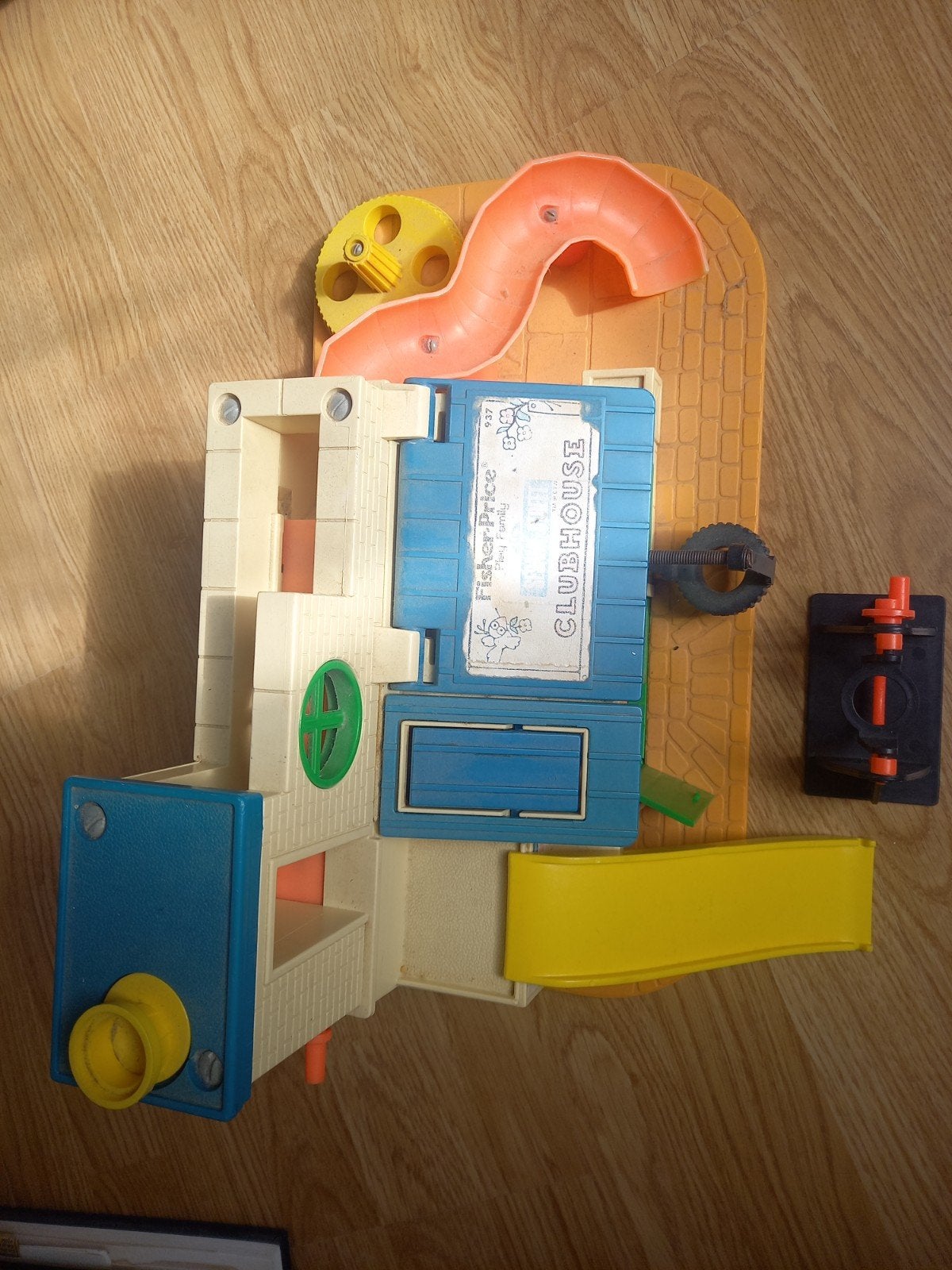 Vintage Fisher-Price Clubhouse Speelset met Glijbaan, Ophalen