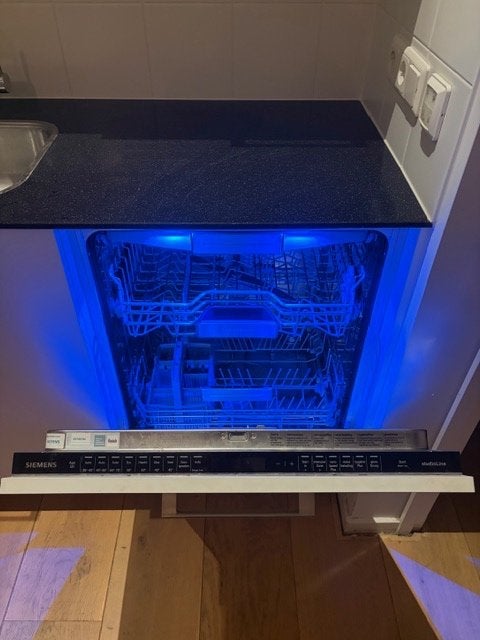 Siemens Vaatwasser, Witgoed en Apparatuur, Vaatwasmachines, Ophalen, Minder dan 10 liter, Energieklasse A of zuiniger, Zo goed als nieuw