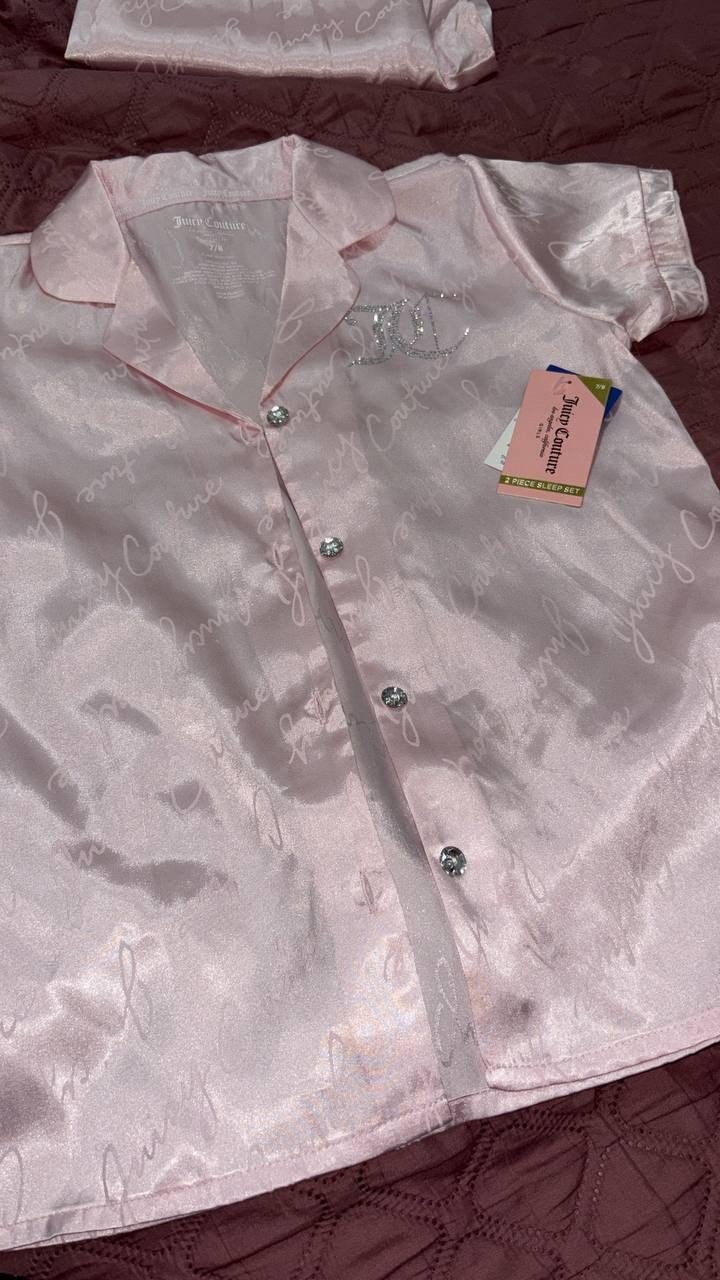 Roze Juicy Couture Pyjama Set voor Meisjes (7-8 jaar), Ophalen, Nieuw, Juicy Couture, Meisje