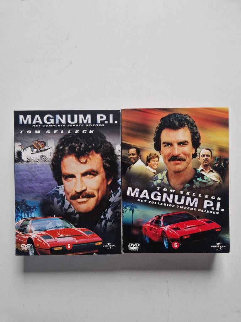 Magnum P.I. Seizoen 1 & 2 DVD Boxset - Tom Selleck, Cd's en Dvd's, Gebruikt, Boxset, Ophalen of Verzenden, Actie en Avontuur