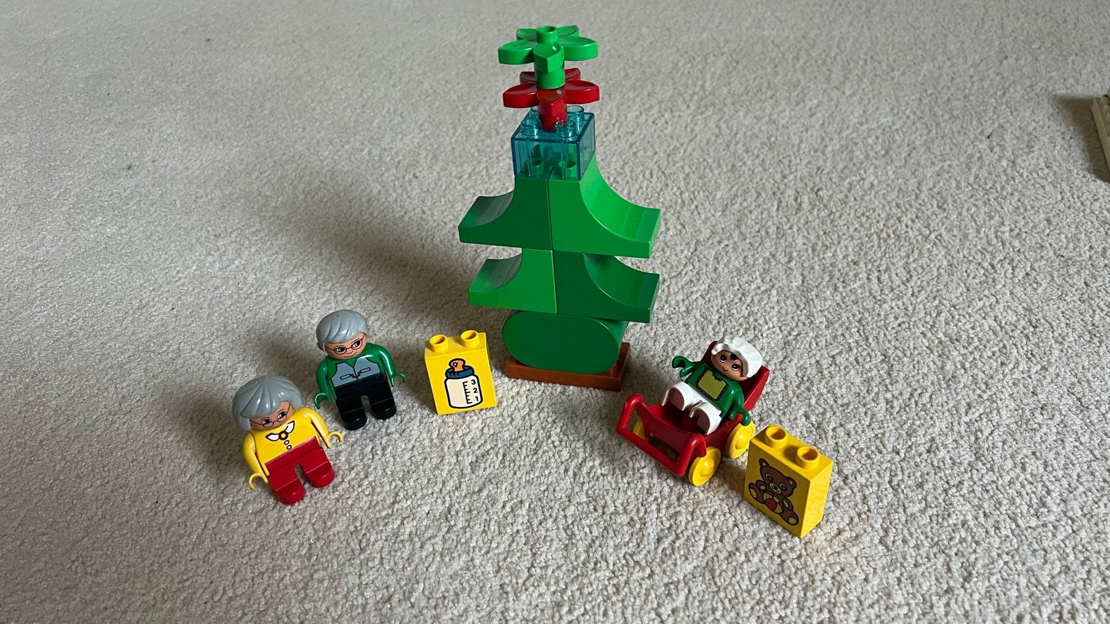Lego Duplo Kerstboom met figuren, Inclusief minifiguren, Gebruikt, Overige thema's, Ophalen of Verzenden