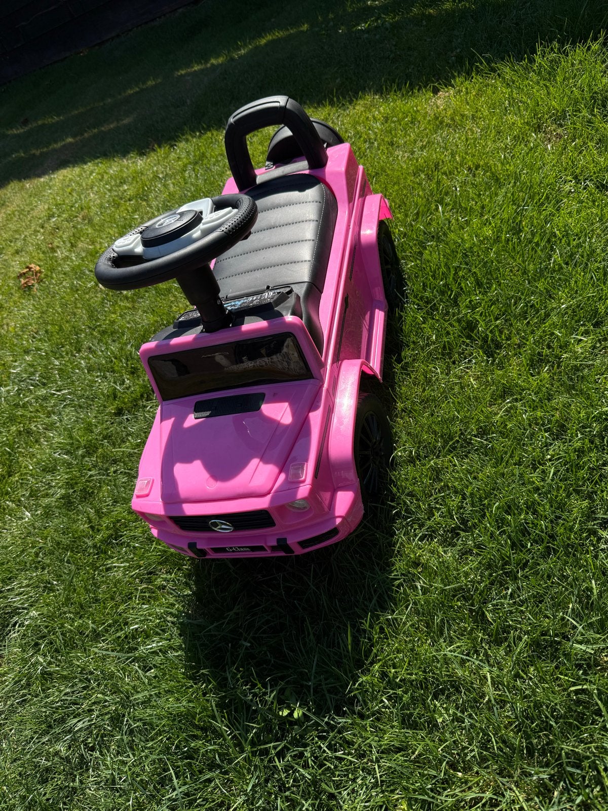 Mercedes loopauto roze, Ophalen, Zo goed als nieuw